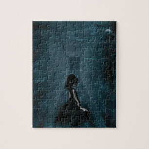Tormented Gothic Girl Puzzle