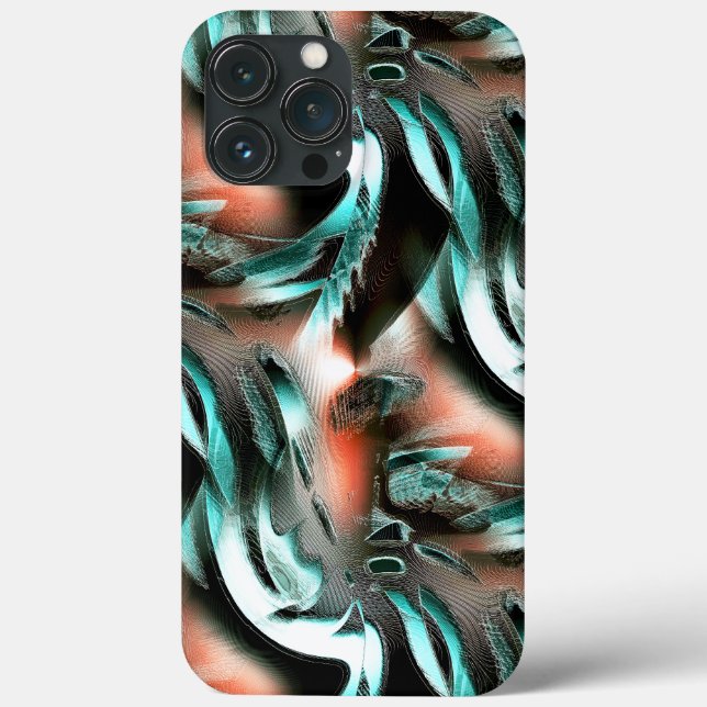 Torn Ausschnitte in silberfarbenem Zyan mit Groove Case-Mate iPhone Hülle (Rückseite)