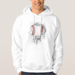 Torn Baseball Hoodie