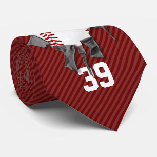 Torn Baseball (personalisierte Krawatte) Krawatte