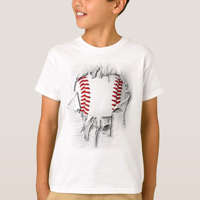Torn Baseball T-Shirt (Vorderseite)