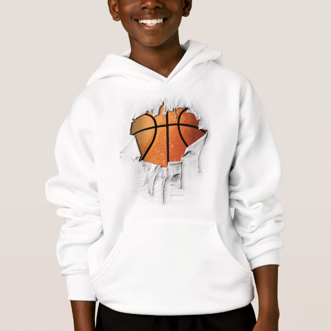 Torn Basketball Hoodie (Vorderseite)