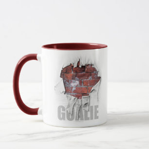 Torn Brick Wall Goalie (Fußball) Tasse