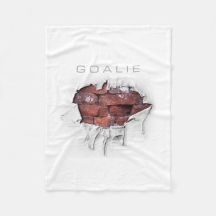 Torn Brick Wall Goalie (Hockey) Fleecedecke