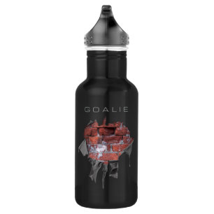Torn Brick Wall Goalie (Hockey) Wasserflasche