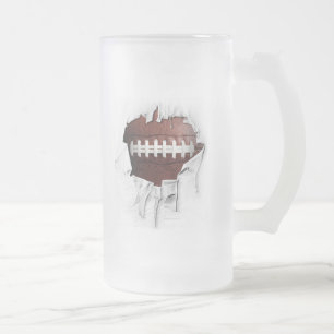 Torn Football Mattiert Bier Tasse