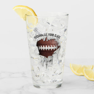 Torn Football (Personalisiert) Glas