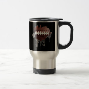 Torn Football Travel/Pendler Tasse
