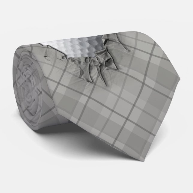 Torn Golf Ball Neck Tie Krawatte (Gerollt)