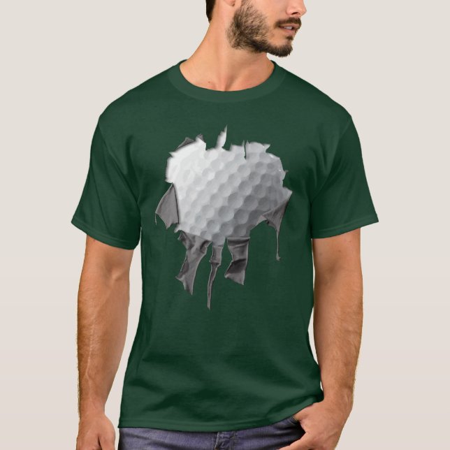 Torn Golf Ball T-Shirt (Vorderseite)
