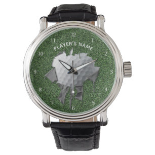 Torn Golf Ball Wristwatch Armbanduhr