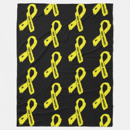 Torn Ribbon/Krieger...Endometriose Fleecedecke