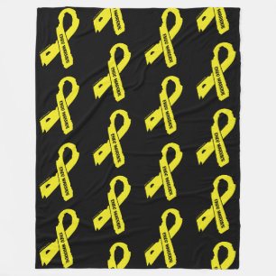 Torn Ribbon/Krieger...Endometriose Fleecedecke
