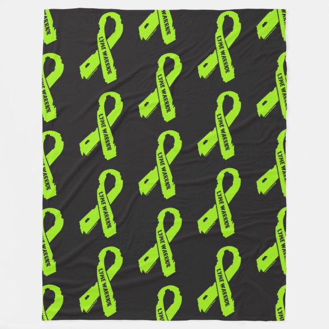 Torn Ribbon/Krieger...Lyme Fleecedecke (Vorderseite)