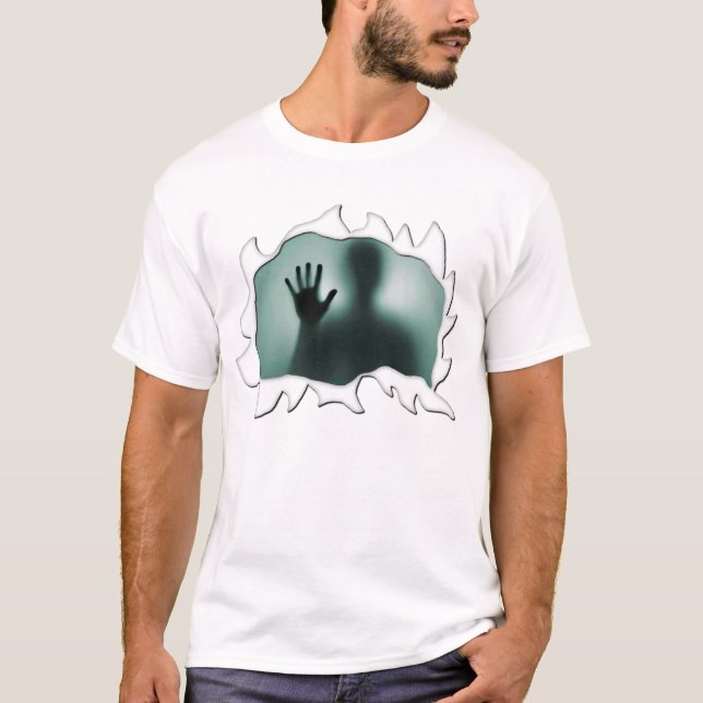 Torn Shirt Spooky Funny Spaß (Vorderseite)