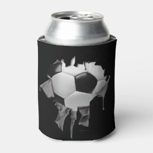 Torn Soccer Black Can Cooler Dosenkühler