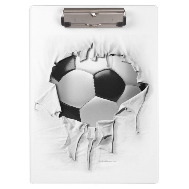 Torn Soccer Klemmbrett (Vorderseite)