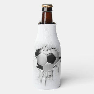 Torn Soccer White Bottle Cooler Flaschenkühler