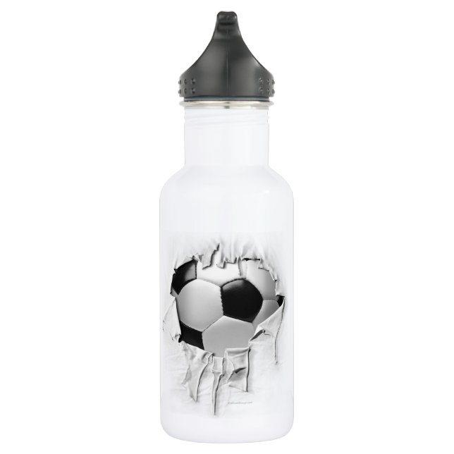Torn Soccer White Water Flasche Edelstahlflasche (Rechts)