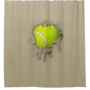 Torn Tennis Duschvorhang