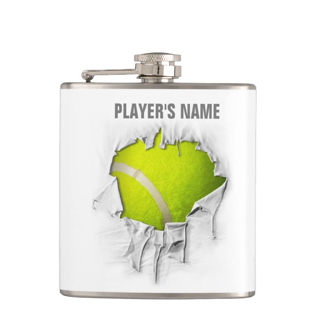 Torn Tennis Flask Flachmann (Vorderseite)