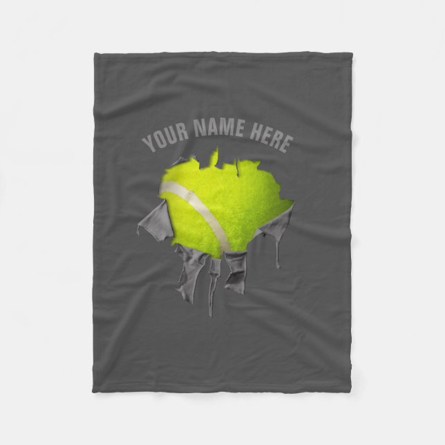 Torn Tennis Fleece Blanka (Vorderseite)