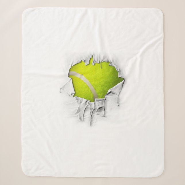Torn Tennis Sherpa Blanket Sherpadecke (Vorderseite)