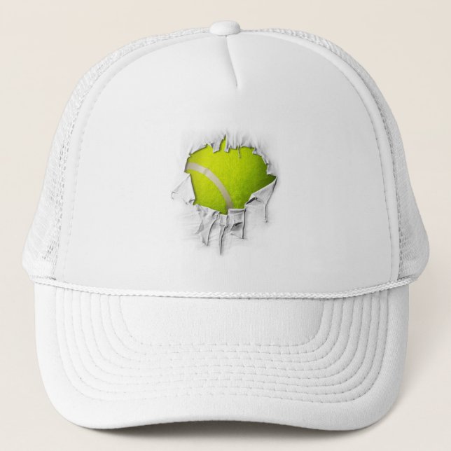 Torn Tennis Trucker Hat Truckerkappe (Vorderseite)