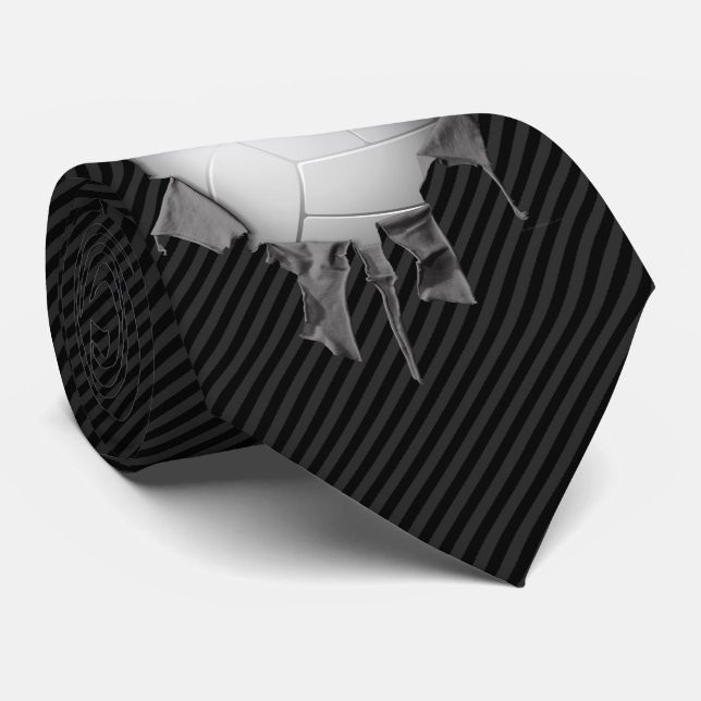 Torn Volleyball Neck Tie Krawatte (Gerollt)