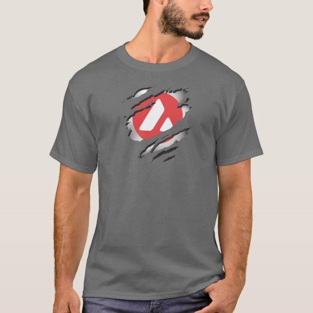 Tornabbild mit Logo-Darstellung unten T-Shirt (Vorderseite)