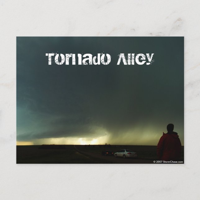 Tornado Alley Post Card Postkarte (Vorderseite)