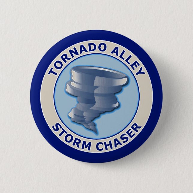 Tornado-Alley-Sturm-Geleitboot Button (Vorderseite)