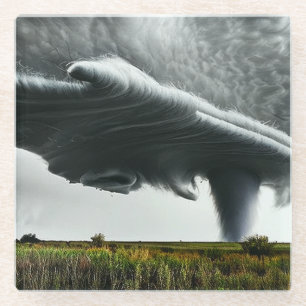 Tornado Art Untersetzer