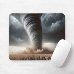 Tornado auf einem Gebiet im Mittleren Westen Mousepad