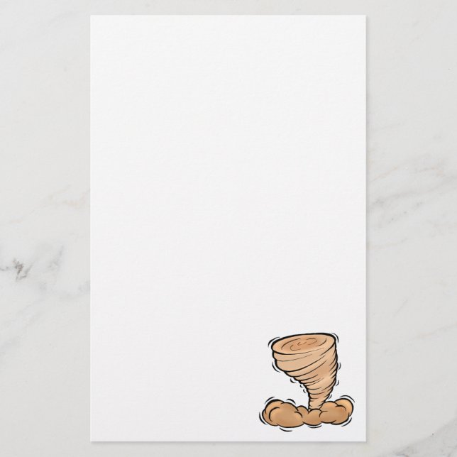 Tornado Briefpapier (Vorderseite)