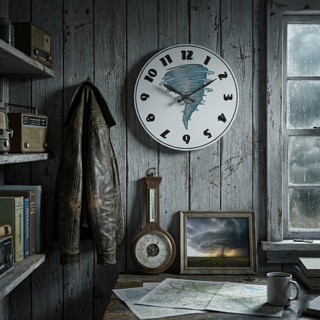 Tornado Clock Große Wanduhr (Von Creator hochgeladen)