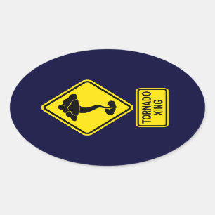 Tornado Crossing Sticker