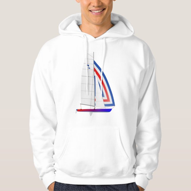 Tornado, der Segelboot onedesign olympische Klasse Hoodie (Vorderseite)