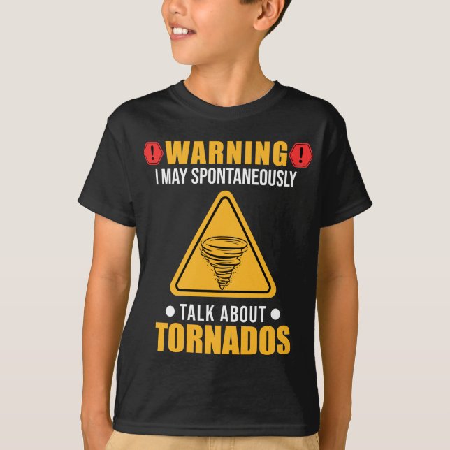 Tornado Funny Meteorologe Weather Watcher T-Shirt (Vorderseite)