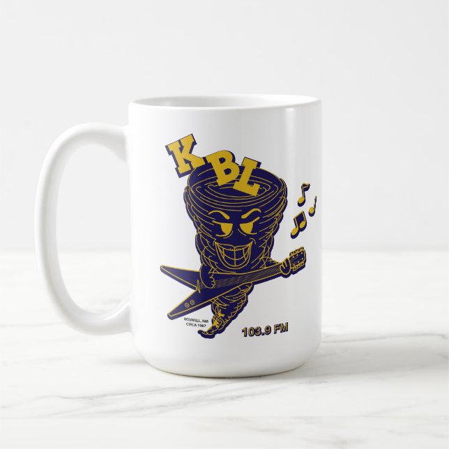 Tornado Gitarre spielen Kaffeetasse (Links)