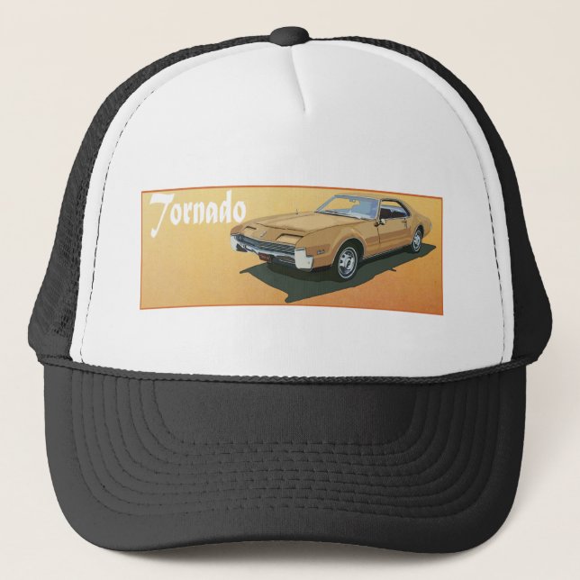 Tornado Gold Truckerkappe (Vorderseite)