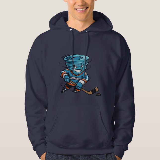 Tornado Hooded Sweatshirt mit Tasche (Vorderseite)