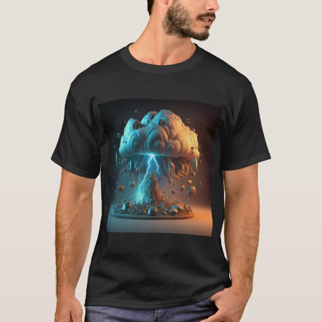 Tornado-Inspiriertes T-Shirt (Vorderseite)