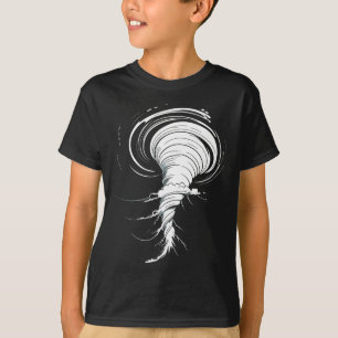 Tornado Kostüm Twister Sturm Halloween Kinder Jung T-Shirt