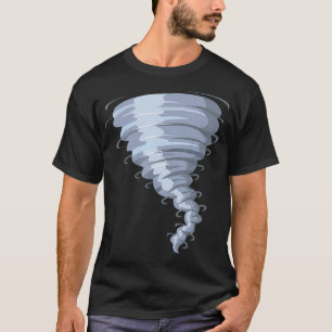 Tornado Kostume Storm Twister Beängstigendes Wett T-Shirt