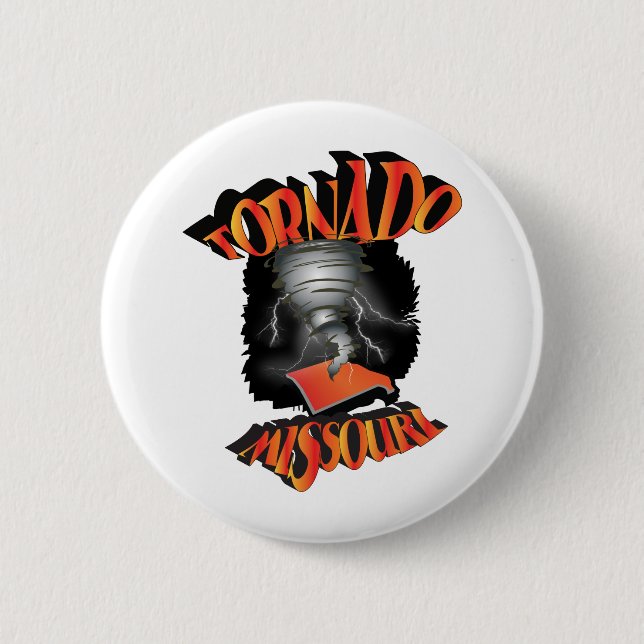 Tornado Missouri Button (Vorderseite)
