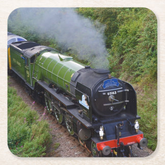 Tornado Nene Tal-Eisenbahn Rechteckiger Pappuntersetzer