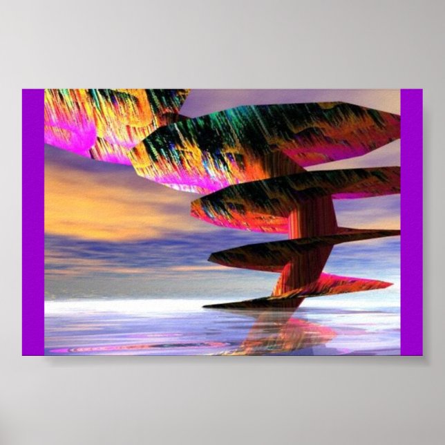 Tornado Ocean Poster (Vorne)