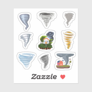 Tornado Stickers Aufkleber