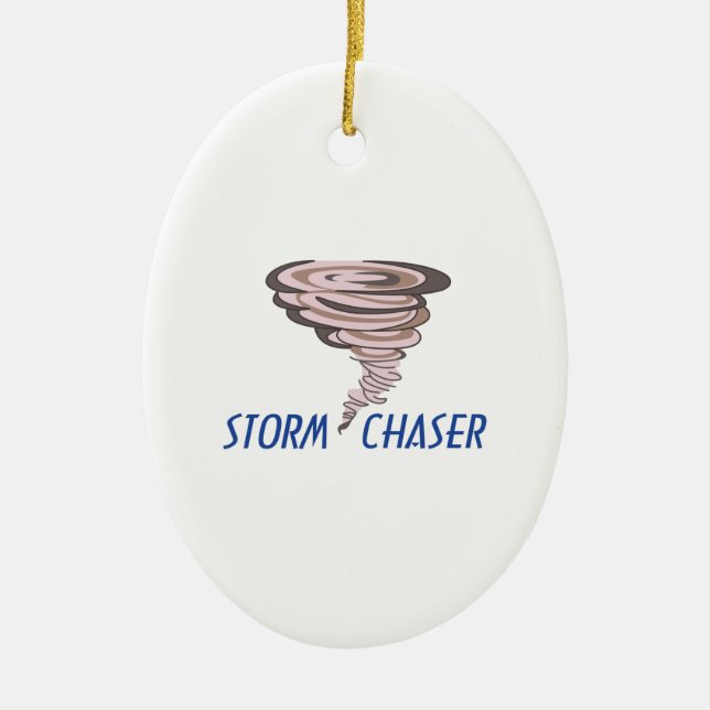 TORNADO STORM CHASER KERAMIK ORNAMENT (Vorne)